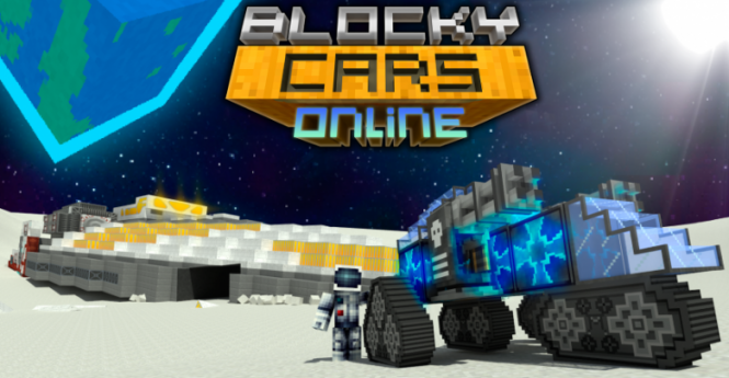 Логотип Blocky Cars Online