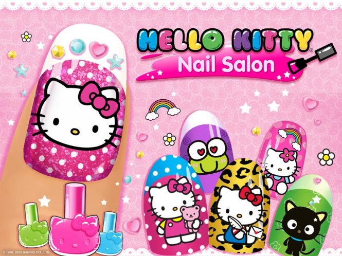 Логотип Маникюрный салон Hello Kitty