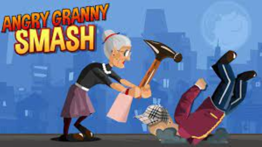Логотип Fury run: smashy granny